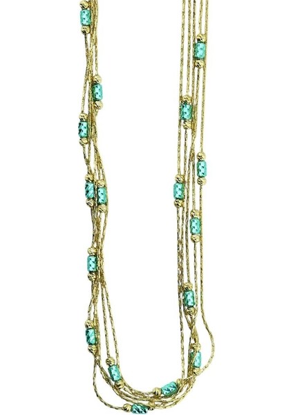 14 Ayar Altın Tasarım Kolye - 0200437