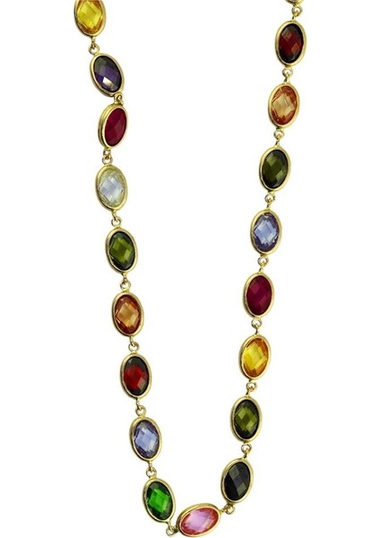 14 Ayar Altın Renkli Kolye - 0197851 modelleri