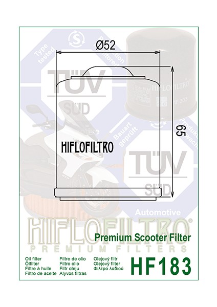 Hiflo Hf 183 Yağ Filtresi fiyatları