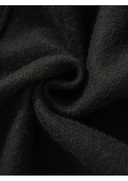 İsra Ayyıldız Siyah Taşlı Parıltılı Kar Maskeli Unisex Kapüşonlu Hırka modelleri