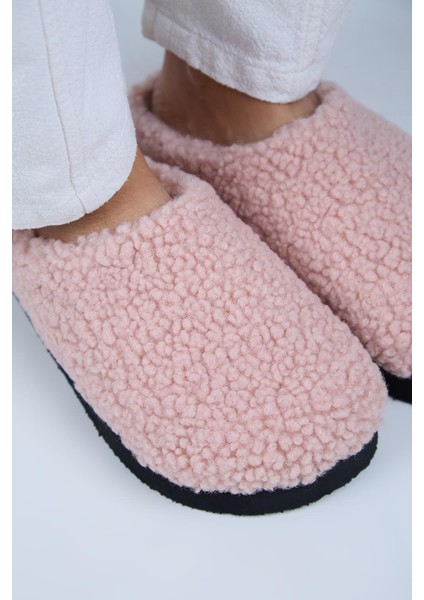 (Orlina) Kadın Tedy Sabo Platform Pudra Terlik modelleri