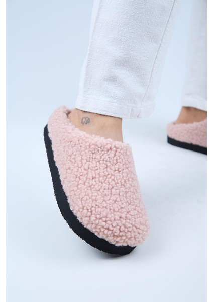 (Orlina) Kadın Tedy Sabo Platform Pudra Terlik fırsatları