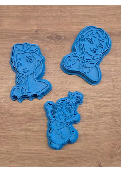 Elsa, Anna ve Olaf Kurabiye, Oyun Hamuru Kesicileri ve Seramik Kalıpları indirimleri