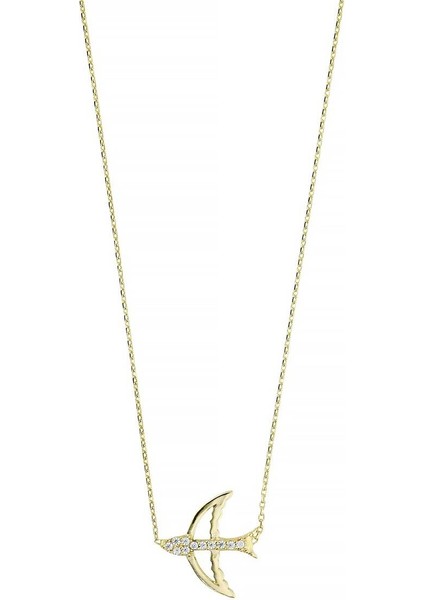 14 Ayar Altın Hayvan Figürlü Kolye - 0201241