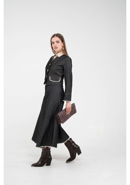 Dikiş Detaylı Şık İkili Kadın Takım 8087 modelleri