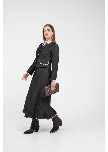 Dikiş Detaylı Şık İkili Kadın Takım 8087 fırsatları