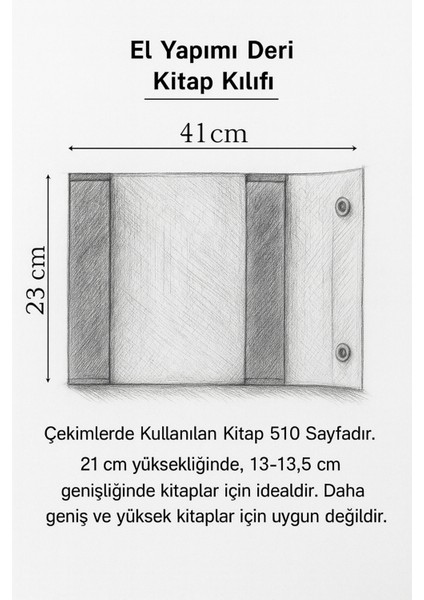 Hakiki Deri Kitap Kılıfı – El Yapımı Çıtçıtlı Deri Defter & Kitap Kılıfı fırsatları