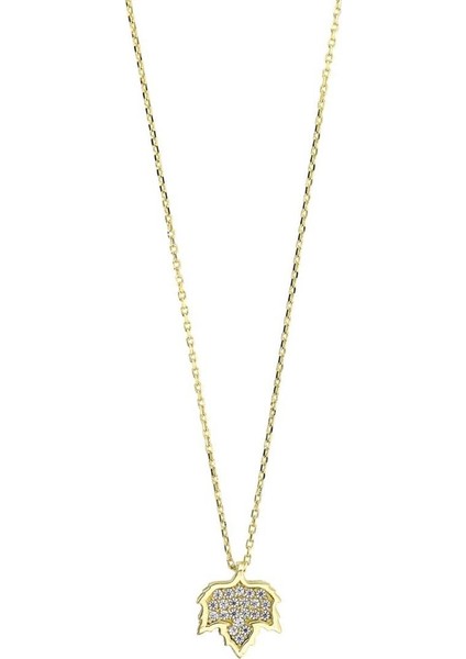 14 Ayar Altın Tasarım Kolye - 0200881