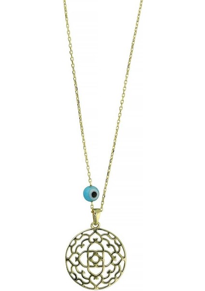 14 Ayar Altın Tasarım Kolye - 0201299