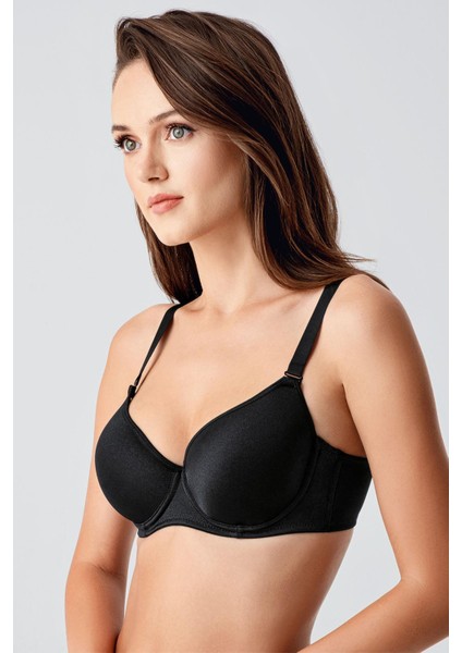 Kadın Desteksiz Balenli Siyah Sütyen – Rahat, Günlük, Konforlu Tasarım C0T0N9753 modelleri