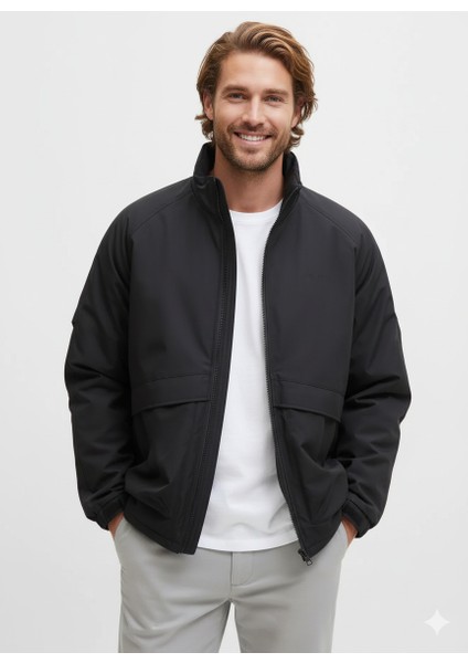 Jjedıego Transıtıonal Jacket Noos Erkek Mont Siyah 12278759