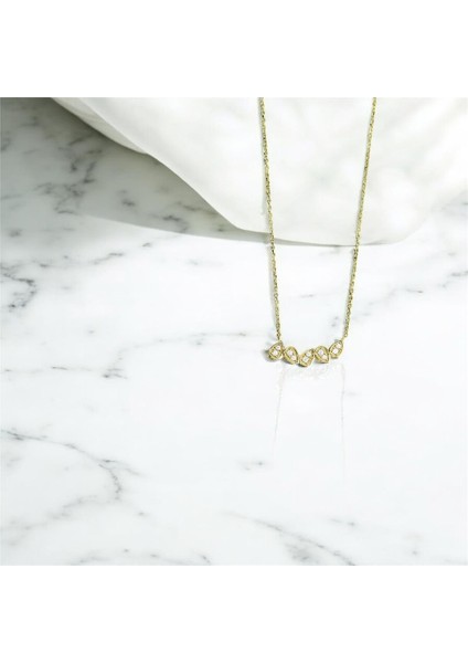 14 Ayar Altın Tasarım Kolye - 0201290 fiyatları