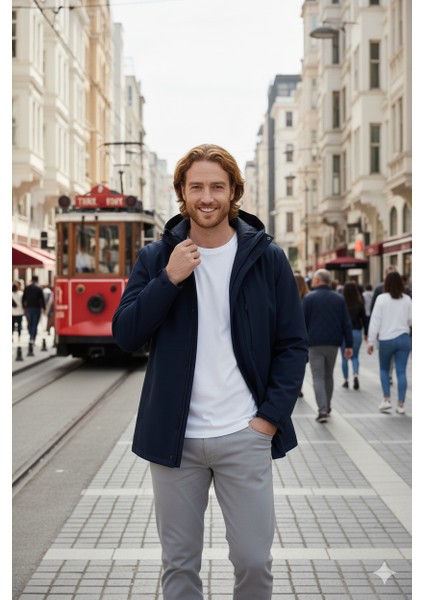 Jjekeen Jacket Erkek Mont Lacivert 12278781