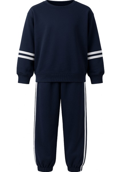 Lacivert Çocuk Eşofman Takımı | 2–12 Yaş | Pamuklu, Yumuşak Kumaş, Günlük ve Spor Kullanım fırsatları