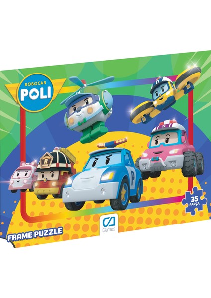 Robocar Frame Puzzle - 35 Parça - Karışık Desen Gönderilecektir. fiyatları