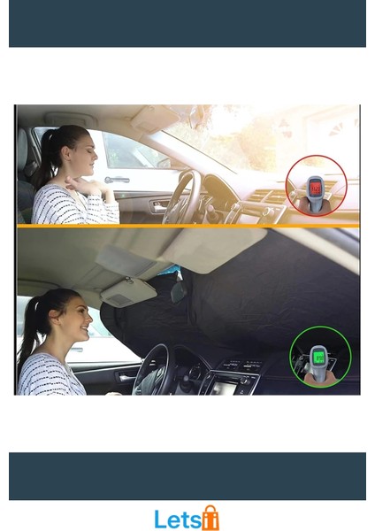 Katlanabilir Ön Cam Araba Güneşliği Uv Koruma ile Serin Tutma indirimleri