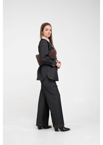 Dikiş Detaylı Kuşaklı Kadın Takım 9002 indirimleri