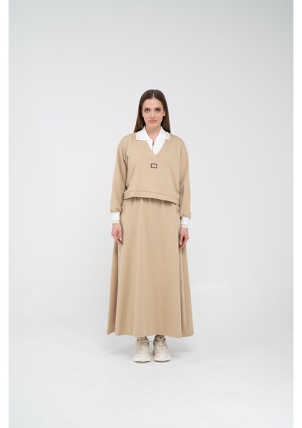 Spor Etekli Oversize Ikili Kadın Takım 1750 indirimleri