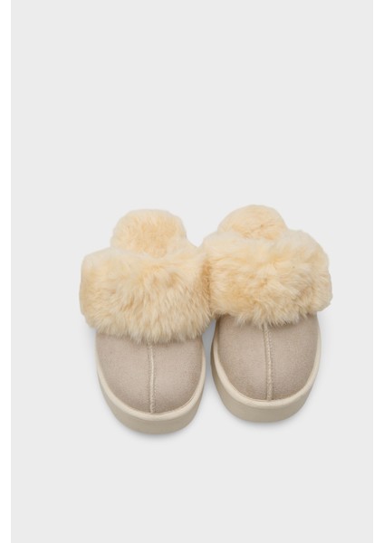 Florri Tüylü Burnu Kapalı Kadın Terlik indirimleri