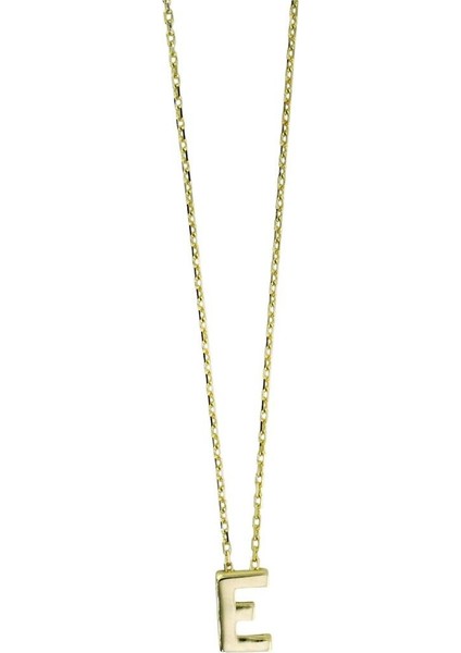 14 Ayar Altın Harfli Kolye - 0199333