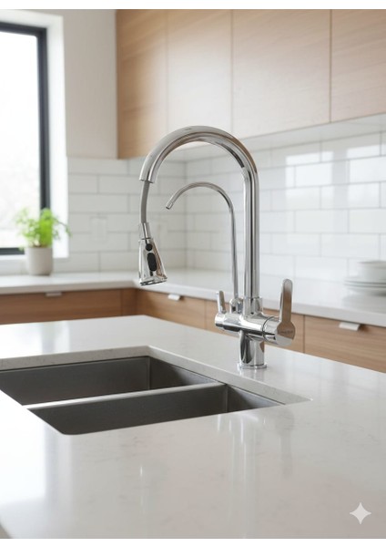 Lüx Spiralli Arıtmalı Mutfak Bataryası