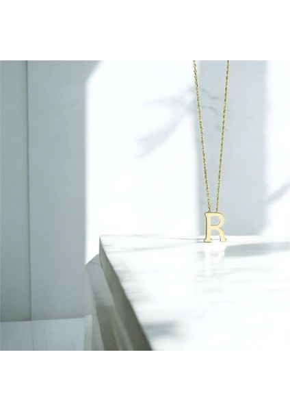 14 Ayar Altın Harfli Kolye - 0201457 fiyatları