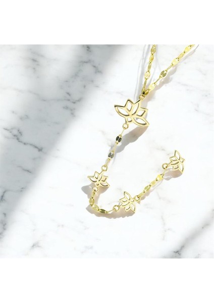 14 Ayar Altın Tasarım Kolye - F005636 fiyatları