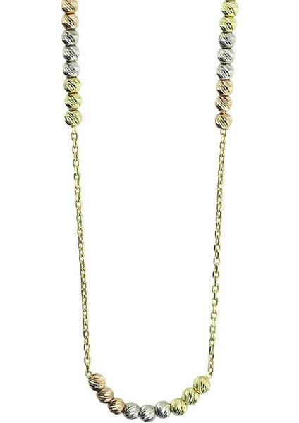 14 Ayar Altın Dorika Kolye - 0202146