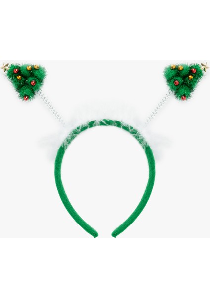 Çam Ağacı Aplikeli Yılbaşı Tacı