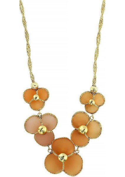 14 Ayar Altın Tasarım Kolye - 0200414