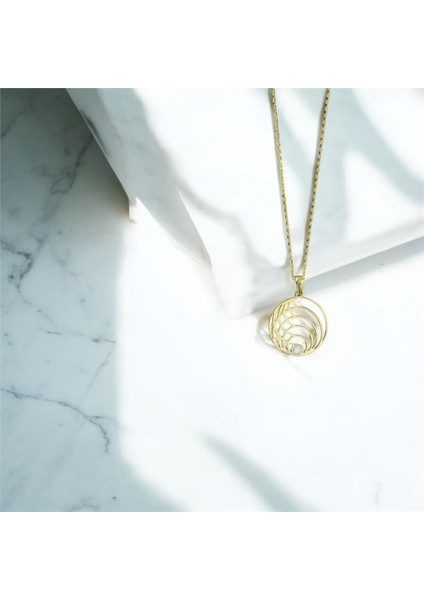 14 Ayar Altın Tasarım Kolye - 0201294 fiyatları