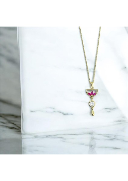 14 Ayar Altın Tasarım Kolye - 0201306 fiyatları