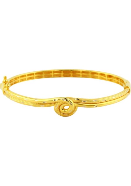 14 Ayar Altın Tasarım Bilezik - 0198929