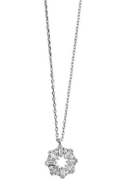 14 Ayar Altın Baget Kolye - 0202251