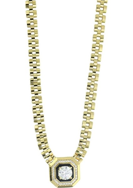 14 Ayar Altın Tasarım Kolye - 0202194