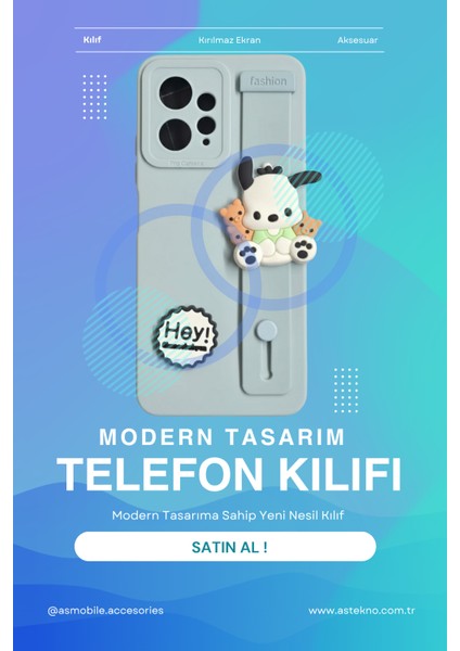 Redmi Note 12 4g Uyumlu Kılıf Mavi Renk 3D Figürlü Darbe Emici Yumuşak Silikon Kapak indirimleri