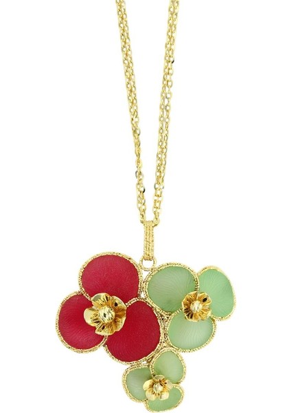 14 Ayar Altın Tasarım Kolye - 0200406