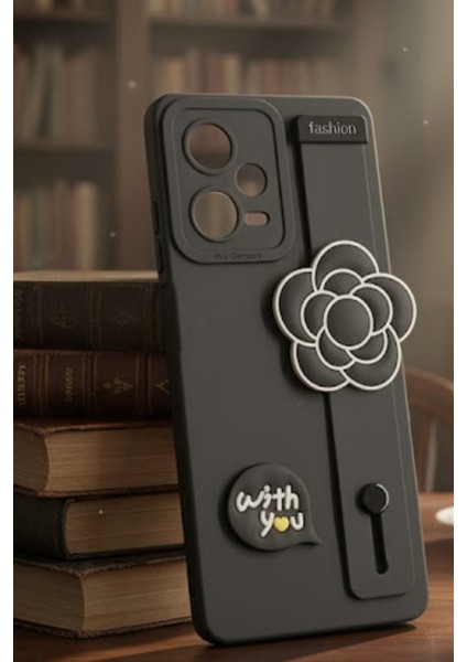Redmi Note 12 4g Uyumlu Kılıf Siyah Renk 3D Figürlü Darbe Emici Yumuşak Silikon Kapak fiyatları