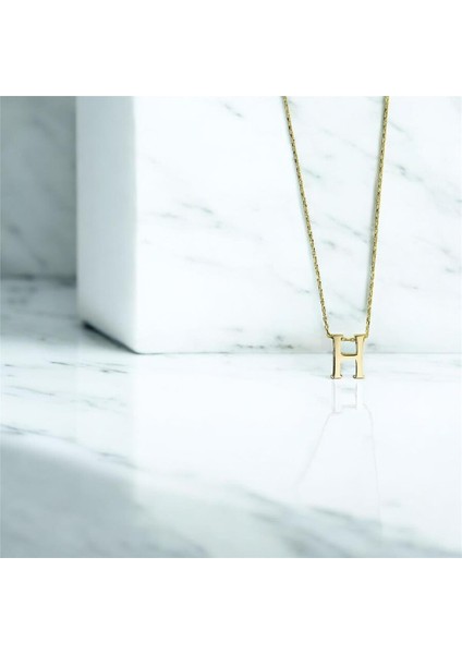 14 Ayar Altın Harfli Kolye - 0201453 fiyatları