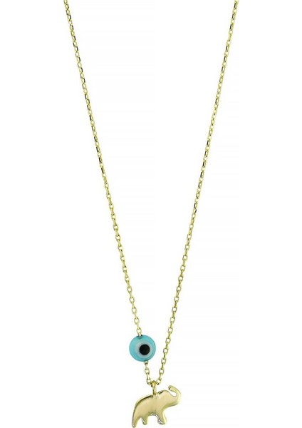 14 Ayar Altın Hayvan Figürlü Kolye - 0201239