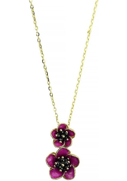 14 Ayar Altın Tasarım Kolye - 0200418