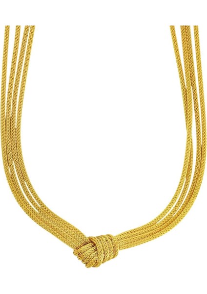 14 Ayar Altın Tasarım Gerdanlık - 0199507