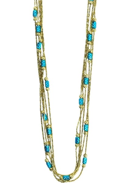 14 Ayar Altın Tasarım Kolye - 0200432