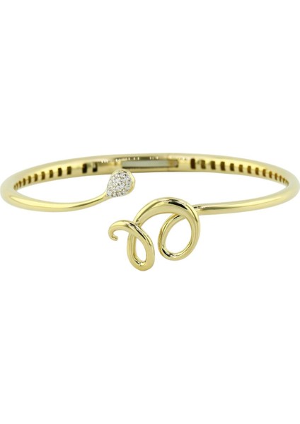 14 Ayar Altın Tasarım Bilezik - 0194610