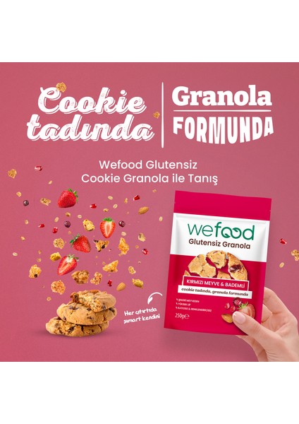 Glutensiz Granola Kırmızı Meyve & Bademli 250 gr fiyatları