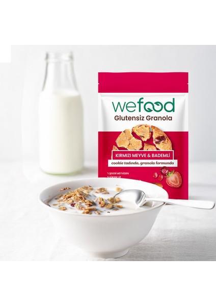 Glutensiz Granola Kırmızı Meyve & Bademli 250 gr modelleri