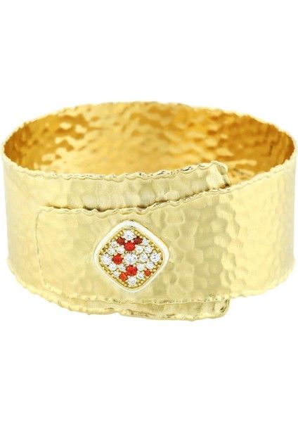 14 Ayar Altın Tasarım Bilezik - 0198877