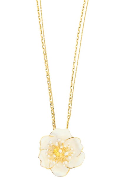 14 Ayar Altın Tasarım Kolye - 0177615