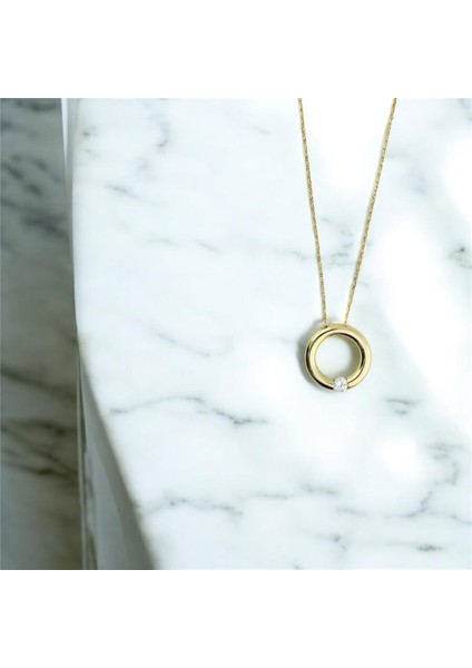 14 Ayar Altın Tasarım Kolye - 0201282 fiyatları