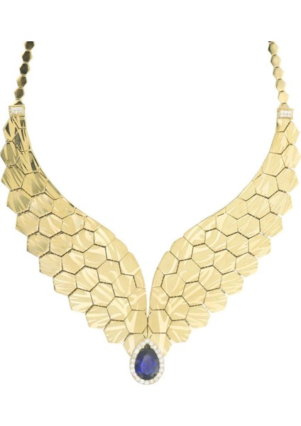 14 Ayar Altın Tasarım Gerdanlık - 0196784